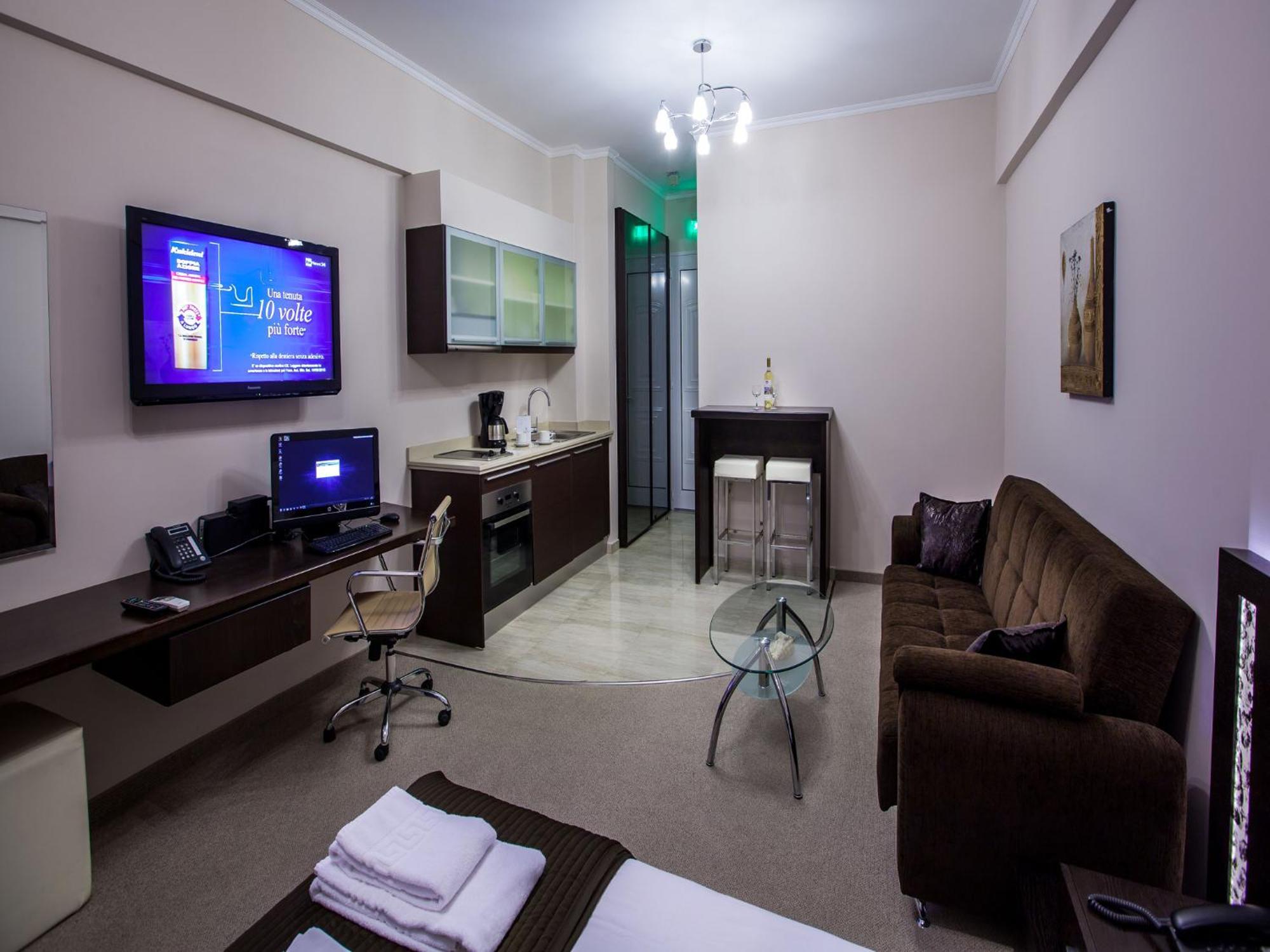 Pearl Bay Hotel Apartments Vrontádos Buitenkant foto
